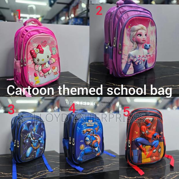 Pink and Blue School Bags - main view