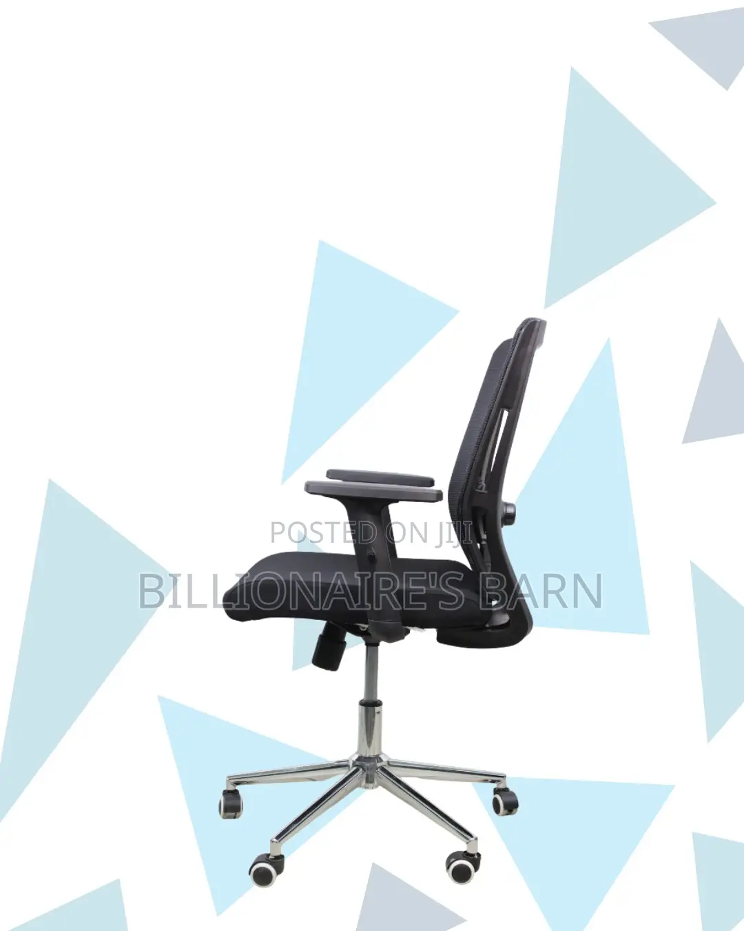 Stylish Mid-Back Office Seat | for Clean, Professional Offices