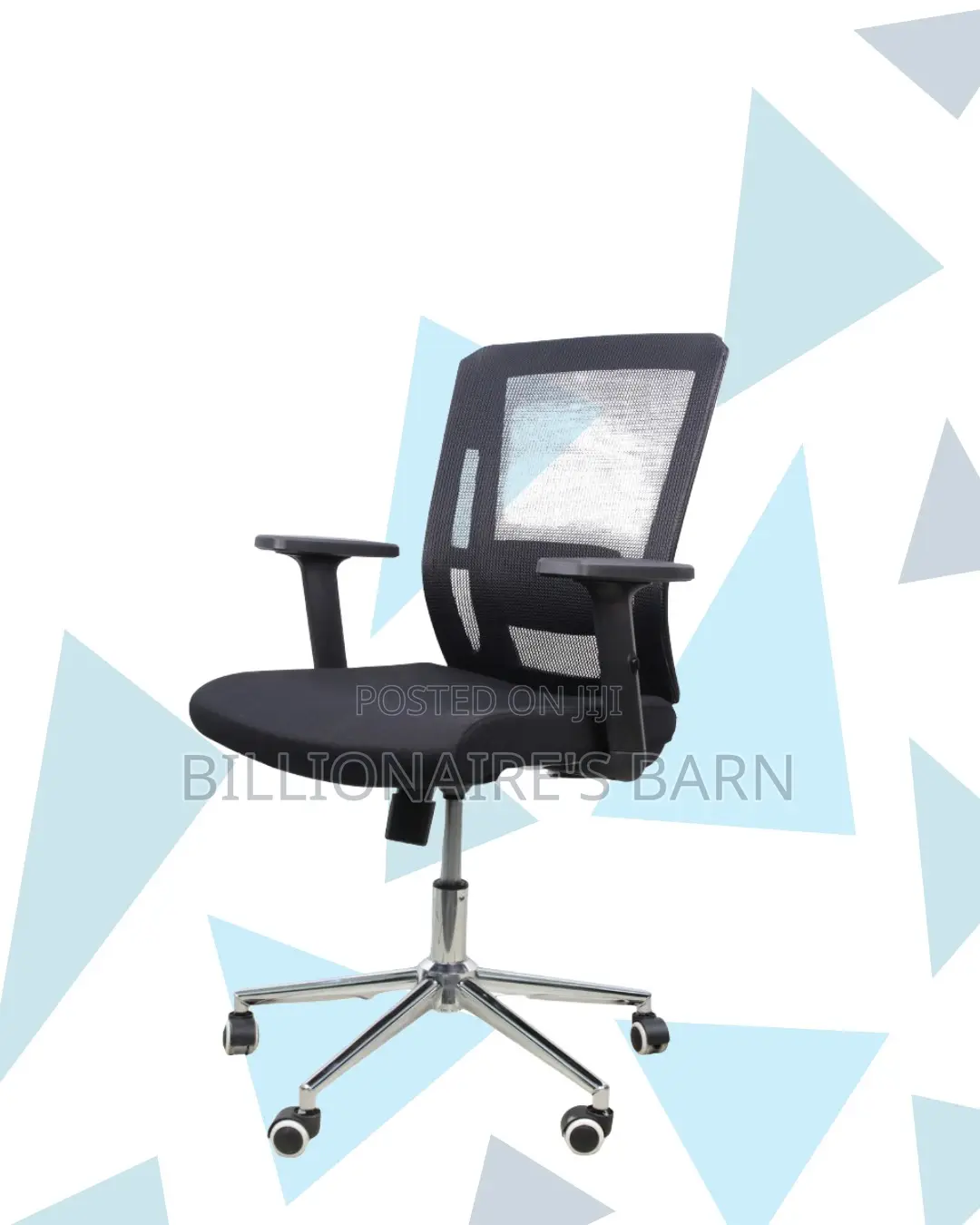 Stylish Mid-Back Office Seat | for Clean, Professional Offices