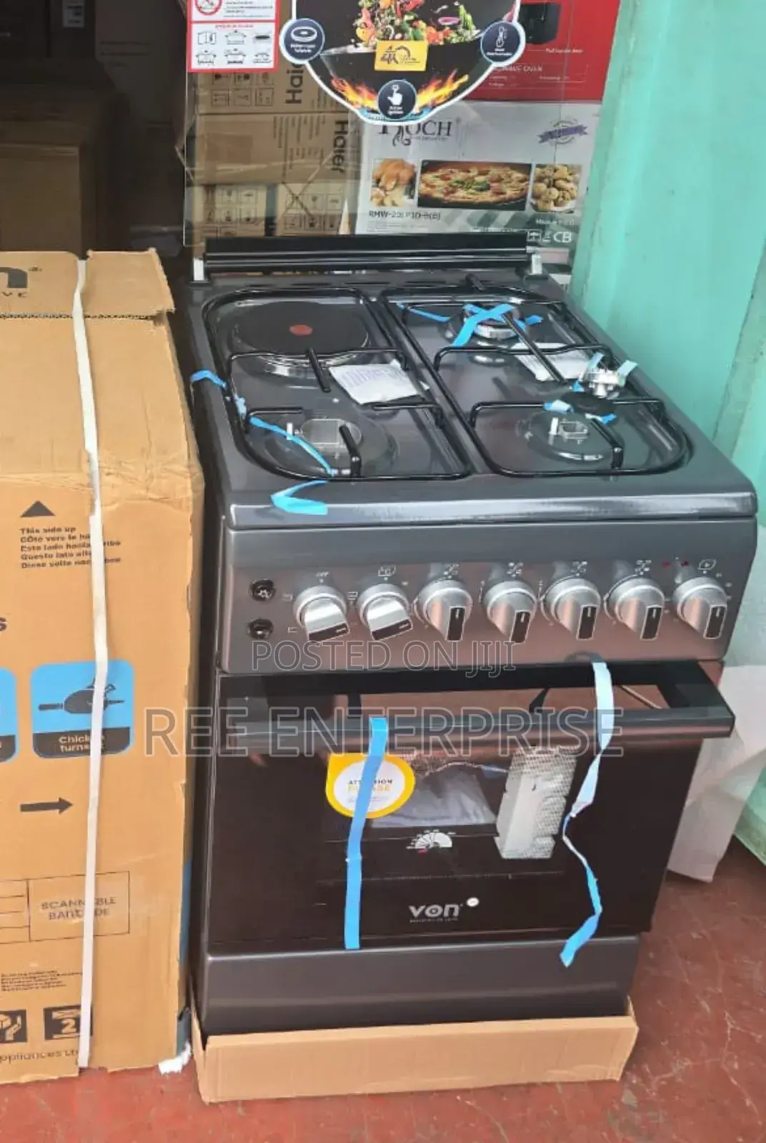 New in 50*60 Von Cooker With *Jet Valve *3gas +1electric Cooker