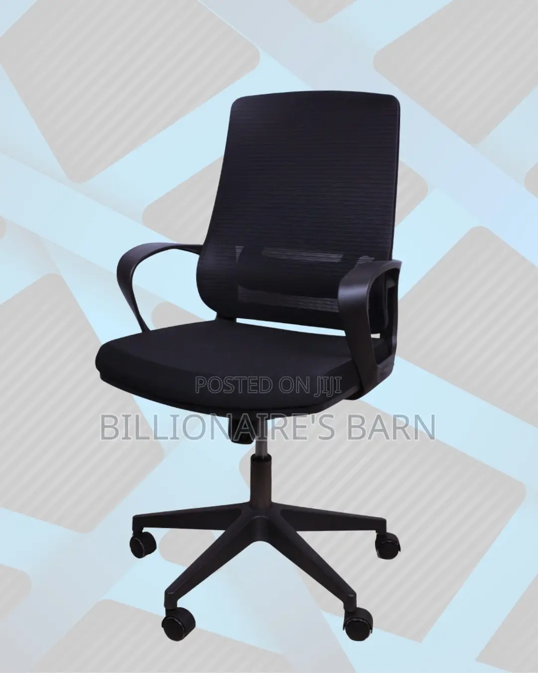 Ergonomic Restocked! Mesh Chair Black | Same-Day Delivery Available
