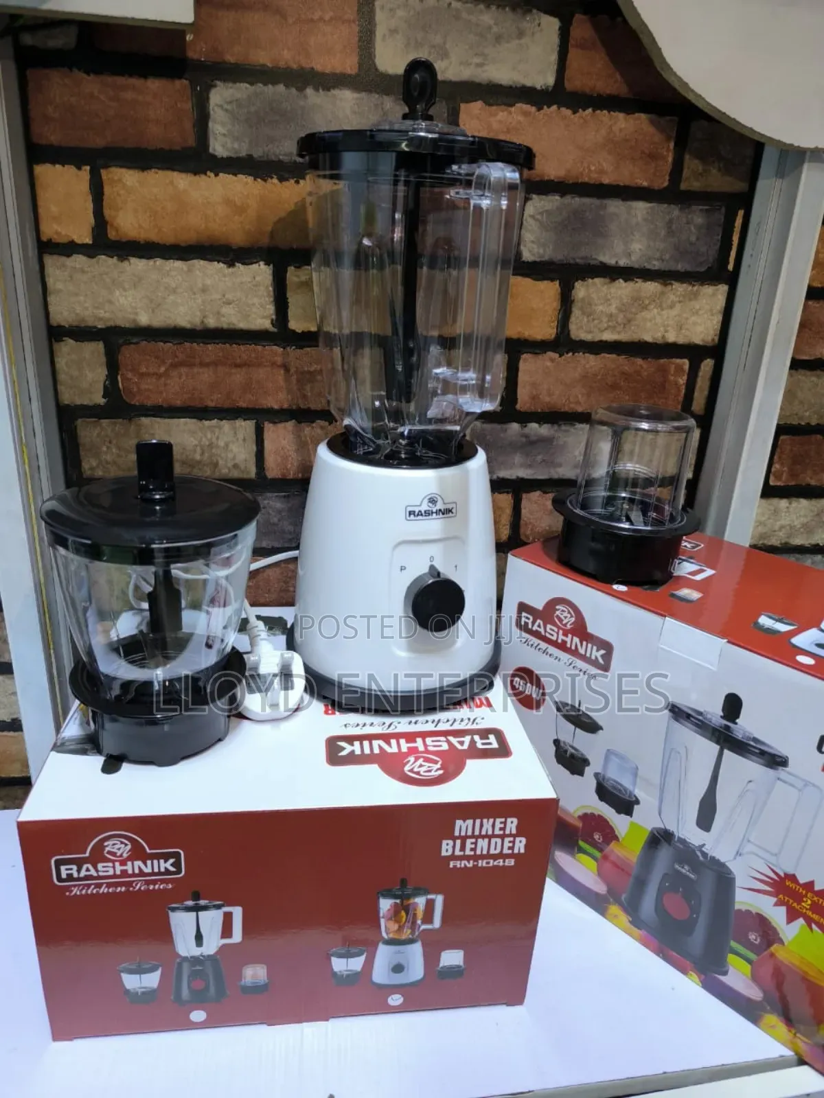 White 3 in 1 Rashnik Blender