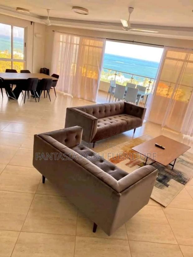 Modern Button-Tufted Sofa Set- 2 -3 Seaters - main view