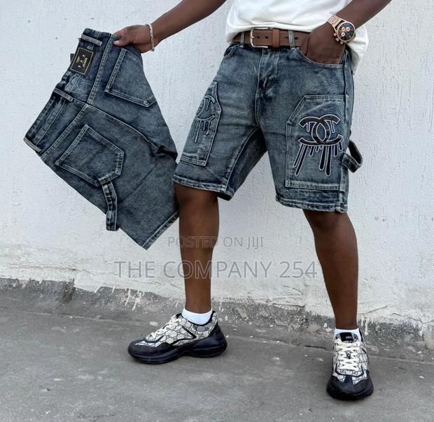 Quality Men Designer Casual Designer Denim Shorts - thumbnail 6
