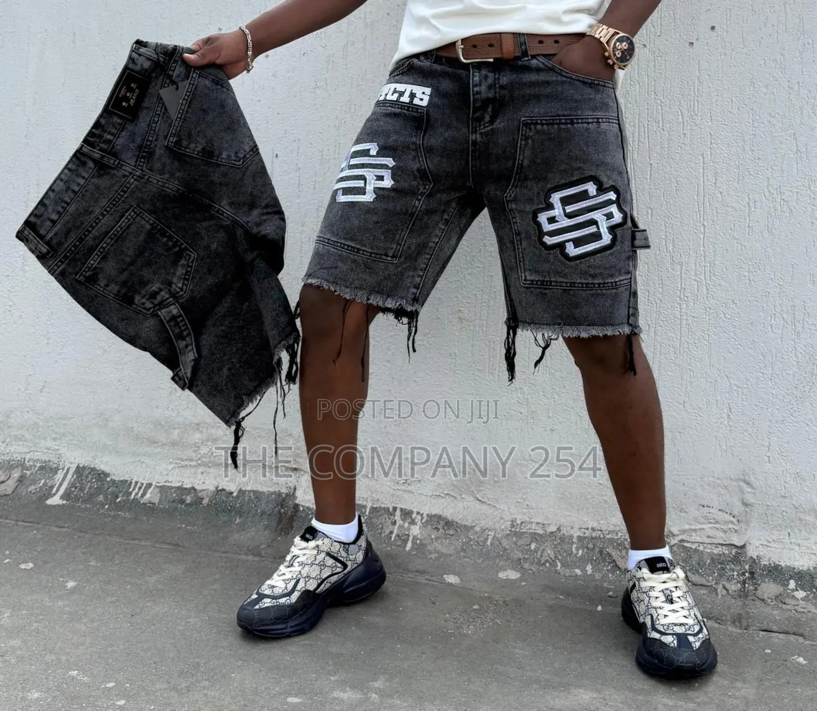 Quality Men Designer Casual Designer Denim Shorts