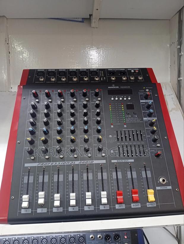 6 Channel Mackie Mixer - main view