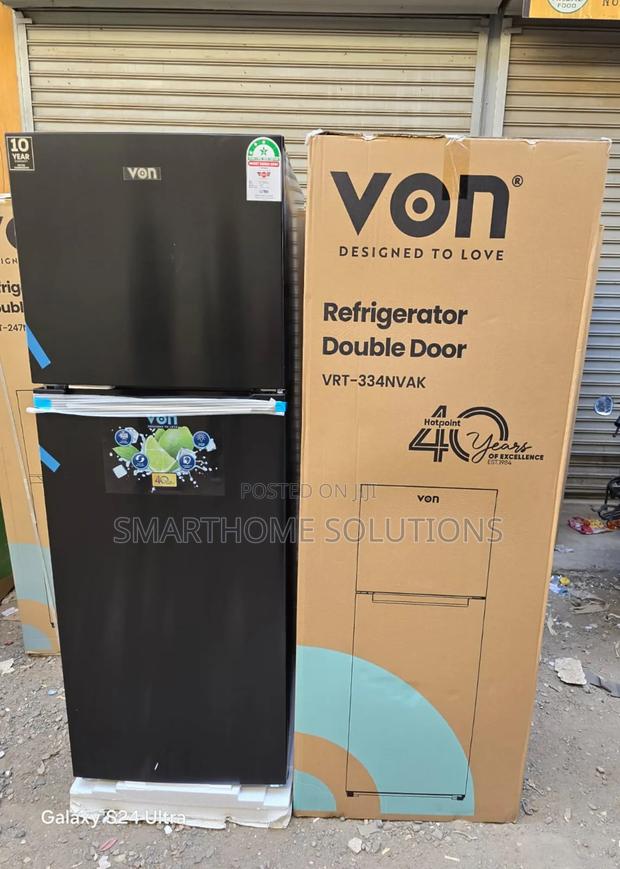 Von 334l No Frost Refrigerator 2-doors Top Mounted Fridge - main view