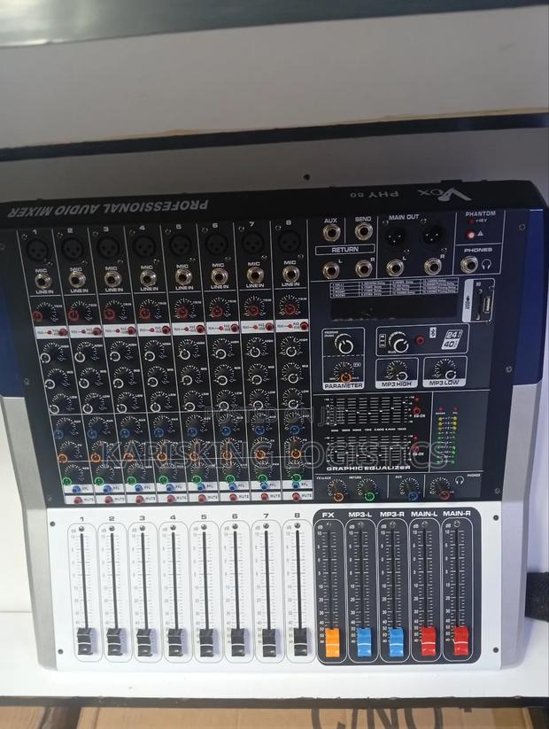 8 Channel Professional Mixer - main view