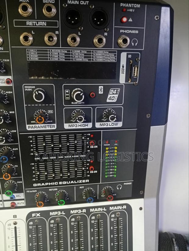 8 Channel Professional Mixer - thumbnail 2