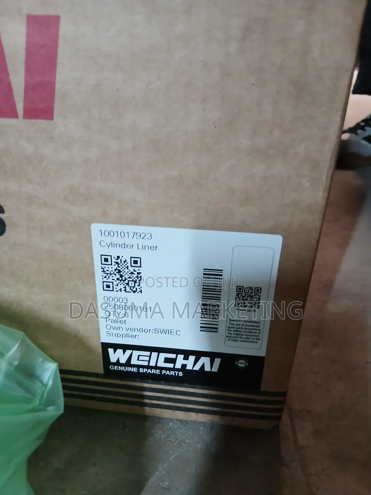 Weichai Cylinder Liner 