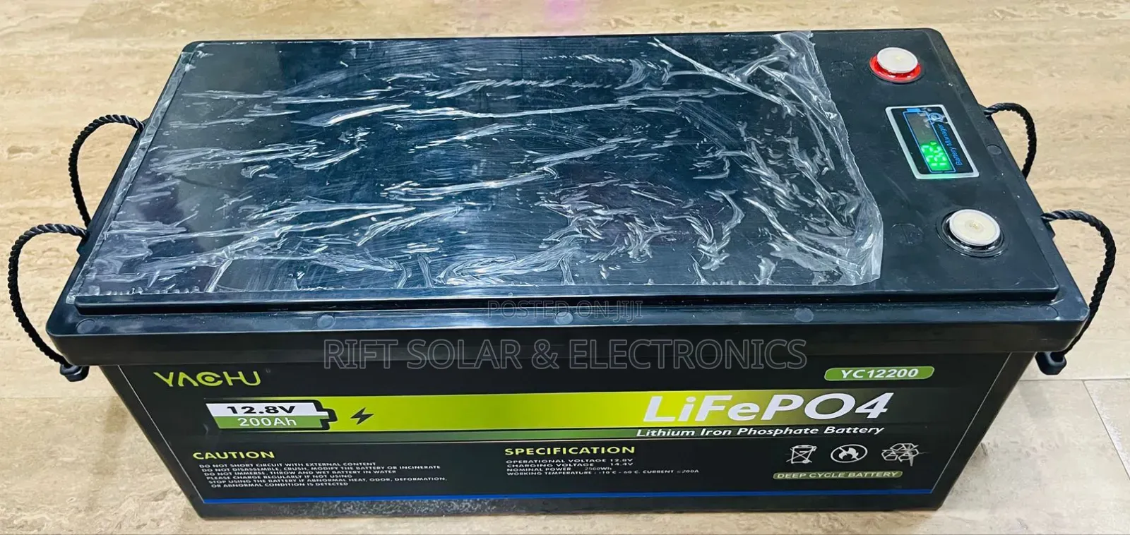 200 Ah - 12v Lithium Ion Lifepo4 Solar Battery