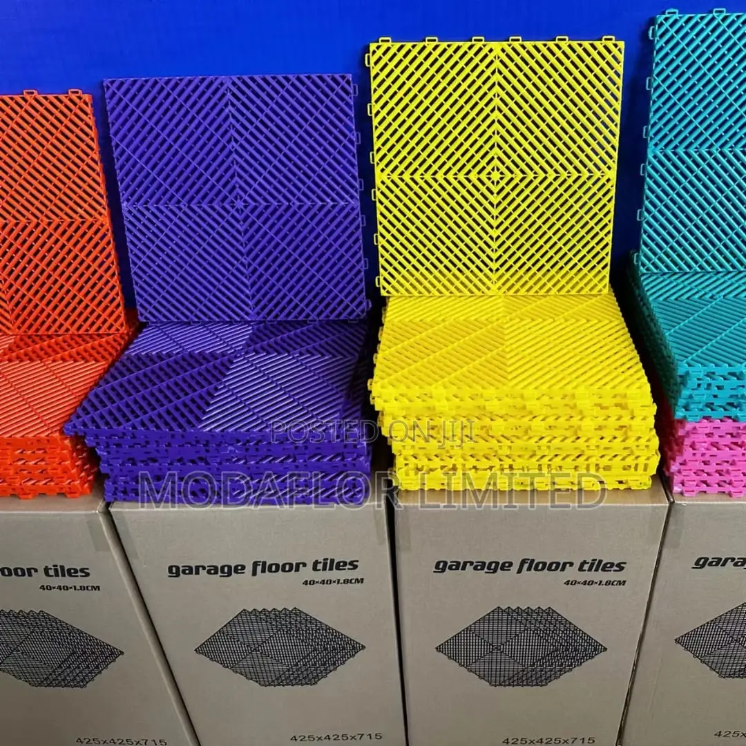Tough Interlocking Mats for Workshops and Garages