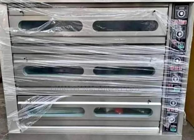 Heavy Duty Premier 3 Deck 9 Tray Electric Industrial Oven