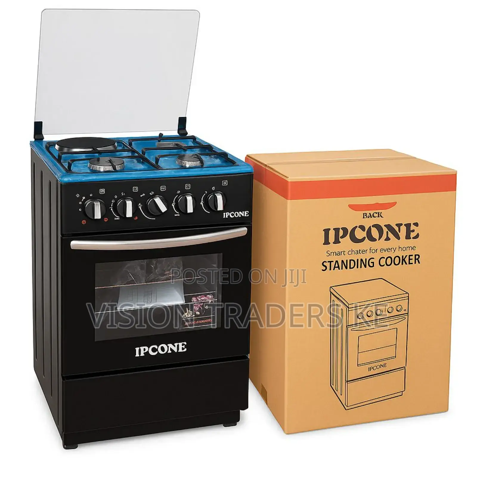 Ipcone 50*55cm 3g+1e Standing Cooker With Electric Oven