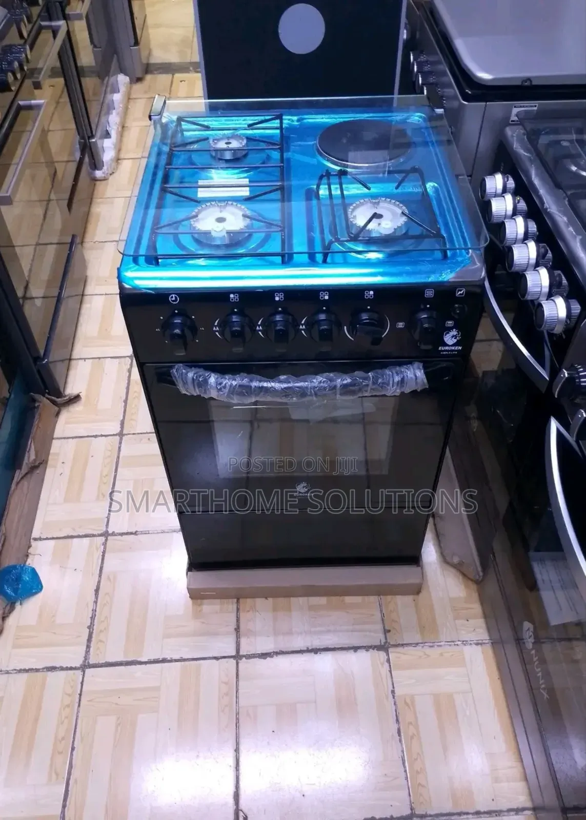 50×55 Euroken 3+1 Standing Cooker With Electric Oven Cooker