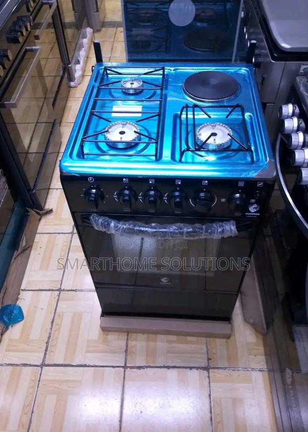 Euroken Standing Cooker 3g+1e With Electric Oven 50x55cm Cooker