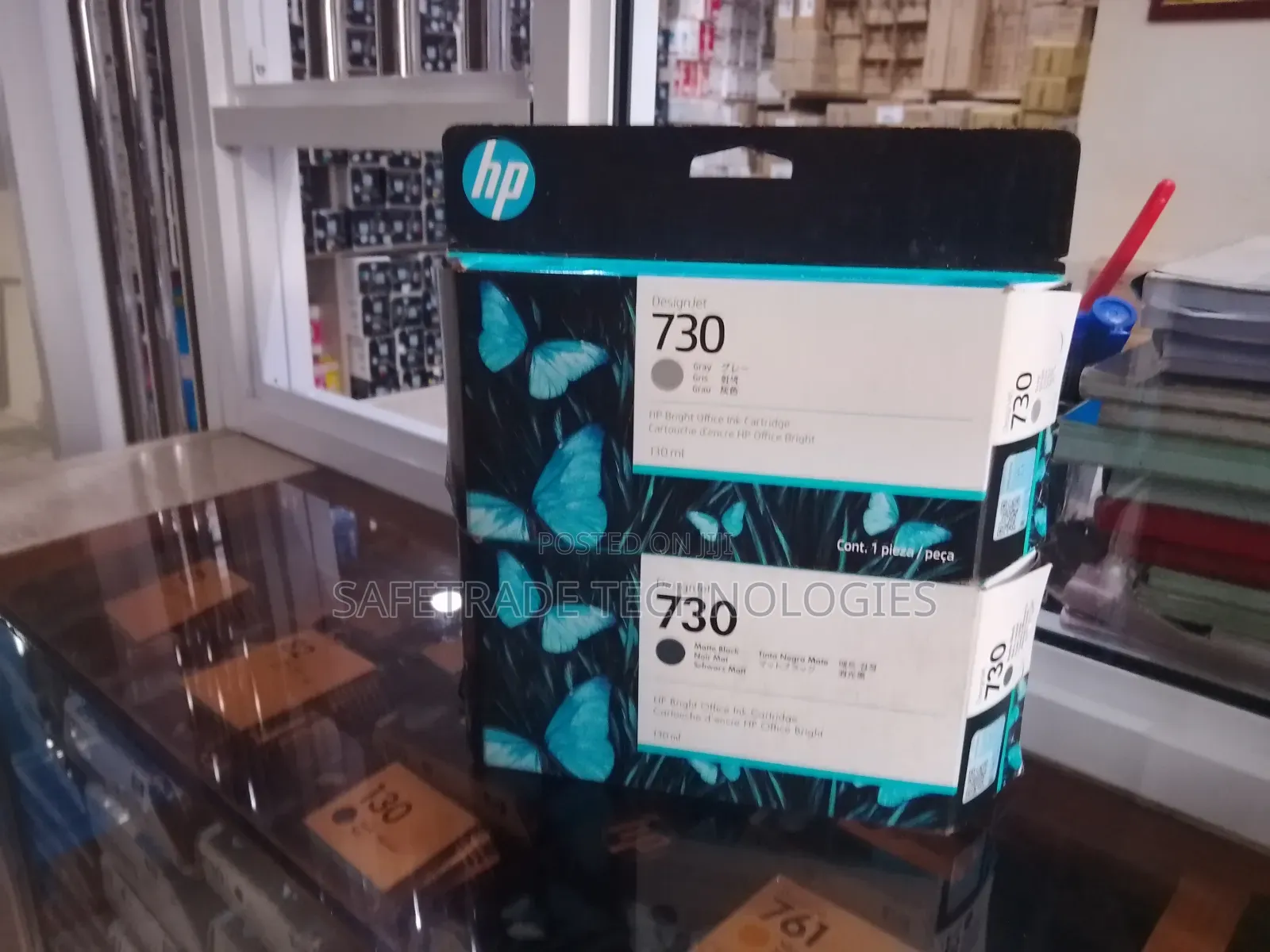 Original Hp 730 Black Ink Cartridge