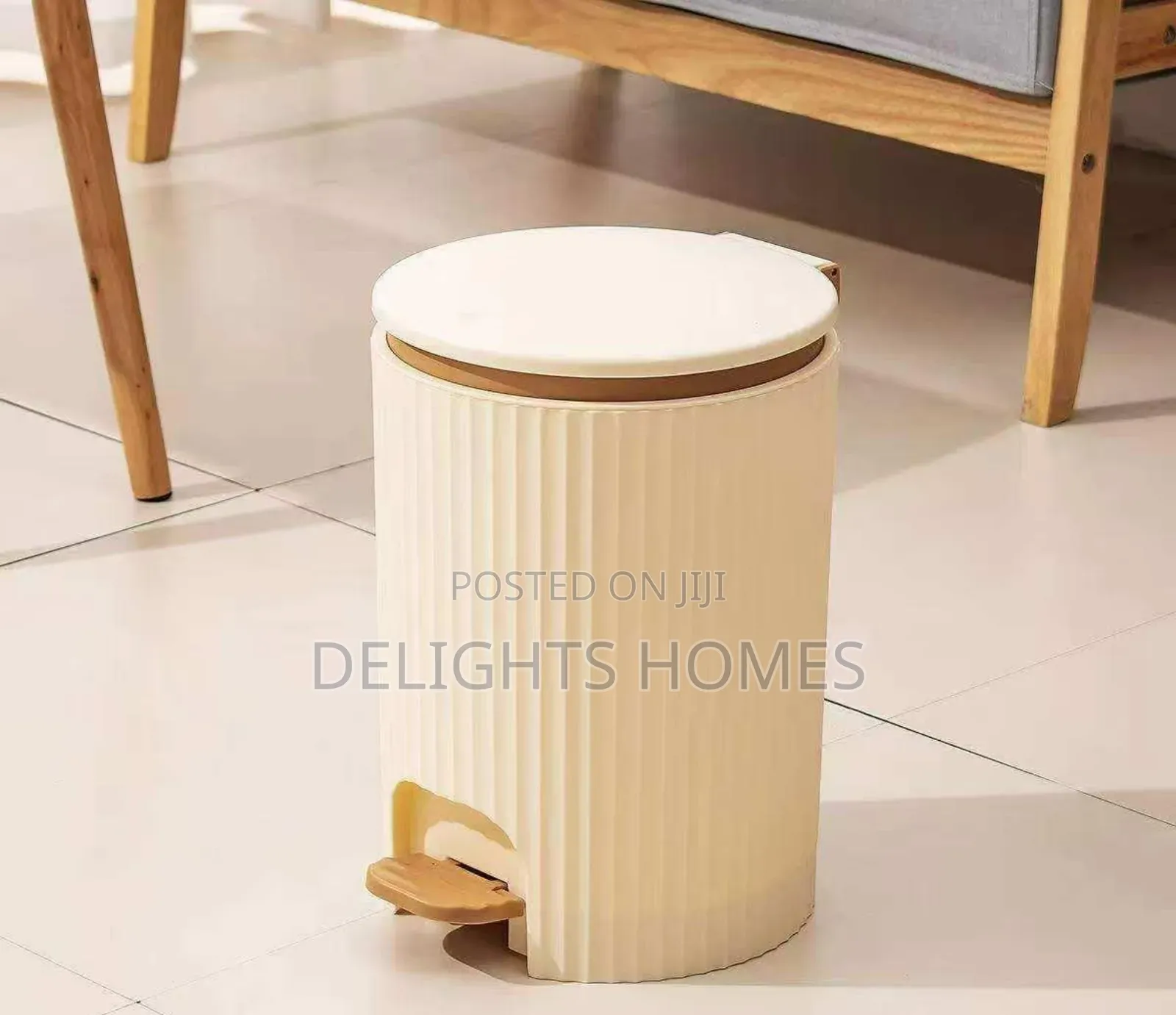 Foot Pedal Push Dustbin_nje