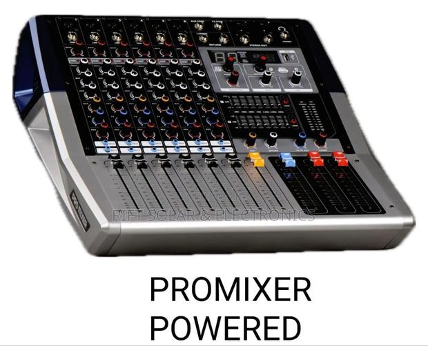 6 Channels Pro Mixer Kv6 Powered Mixer Usb Bluetooth.