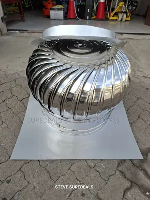Wind-Powered Roof Turbine Ventilator