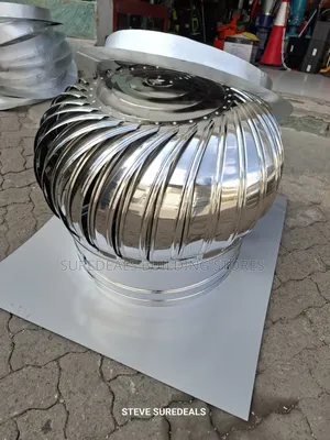 Wind-Powered Roof Turbine Ventilator