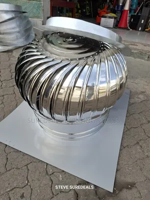 Wind-Powered Roof Turbine Ventilator