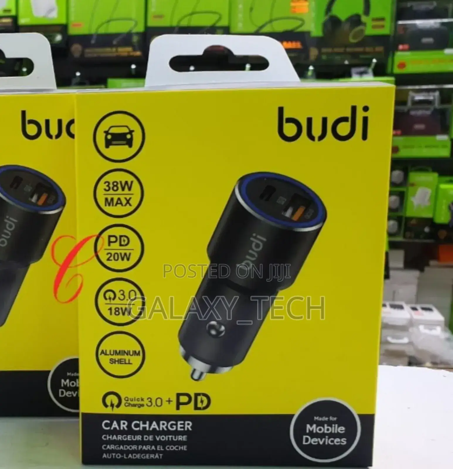 Budi *36w* Car Chargers (Led Indicator)