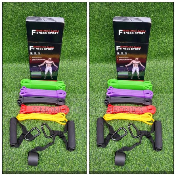 5 In One Resistance Bands With Handles - main view