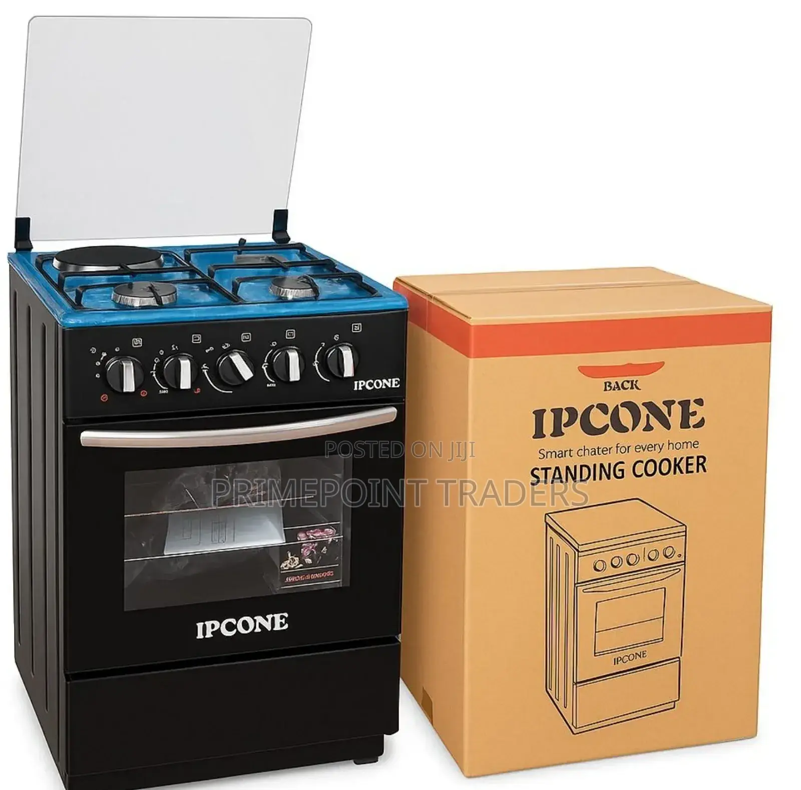 Versatile 50*55 Ipcone 3+1 Standing Cooker With Electric Oven
