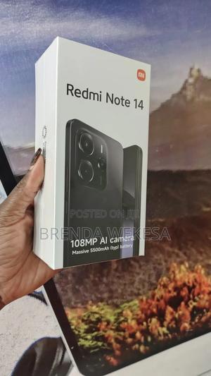 New Xiaomi Redmi Note 14 4G 128 GB Black - thumbnail 2