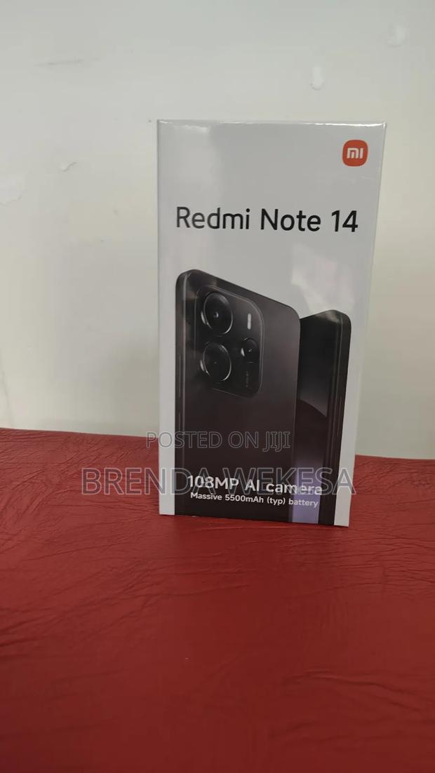 New Xiaomi Redmi Note 14 4G 256 GB Black - thumbnail 3
