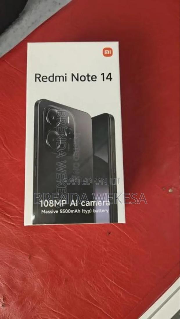 New Xiaomi Redmi Note 14 4G 256 GB Black - thumbnail 4