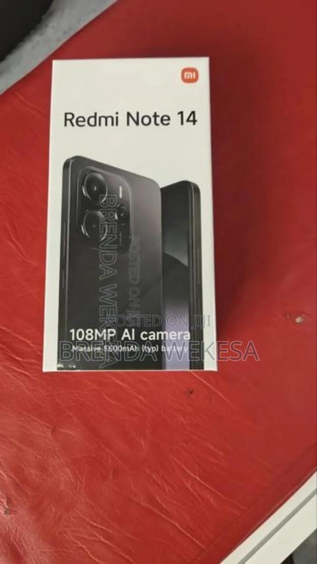 New Xiaomi Redmi Note 14 4G 256 GB Black - main view