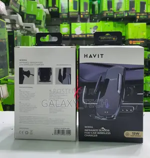 Havit Wireless Car Charger// Phone Holder W3034 15w