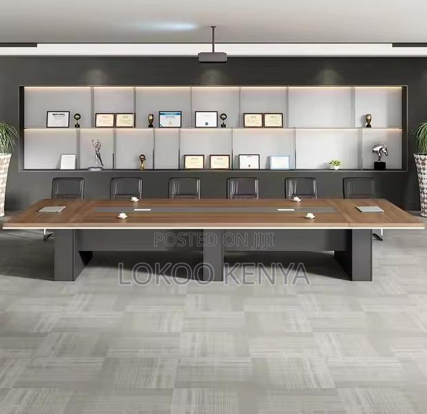 Office Table; 3 M Brown Advanced Premium Executive Boardroom Table - thumbnail 2