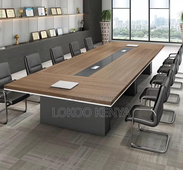 Office Table; 3 M Brown Advanced Premium Executive Boardroom Table - thumbnail 3