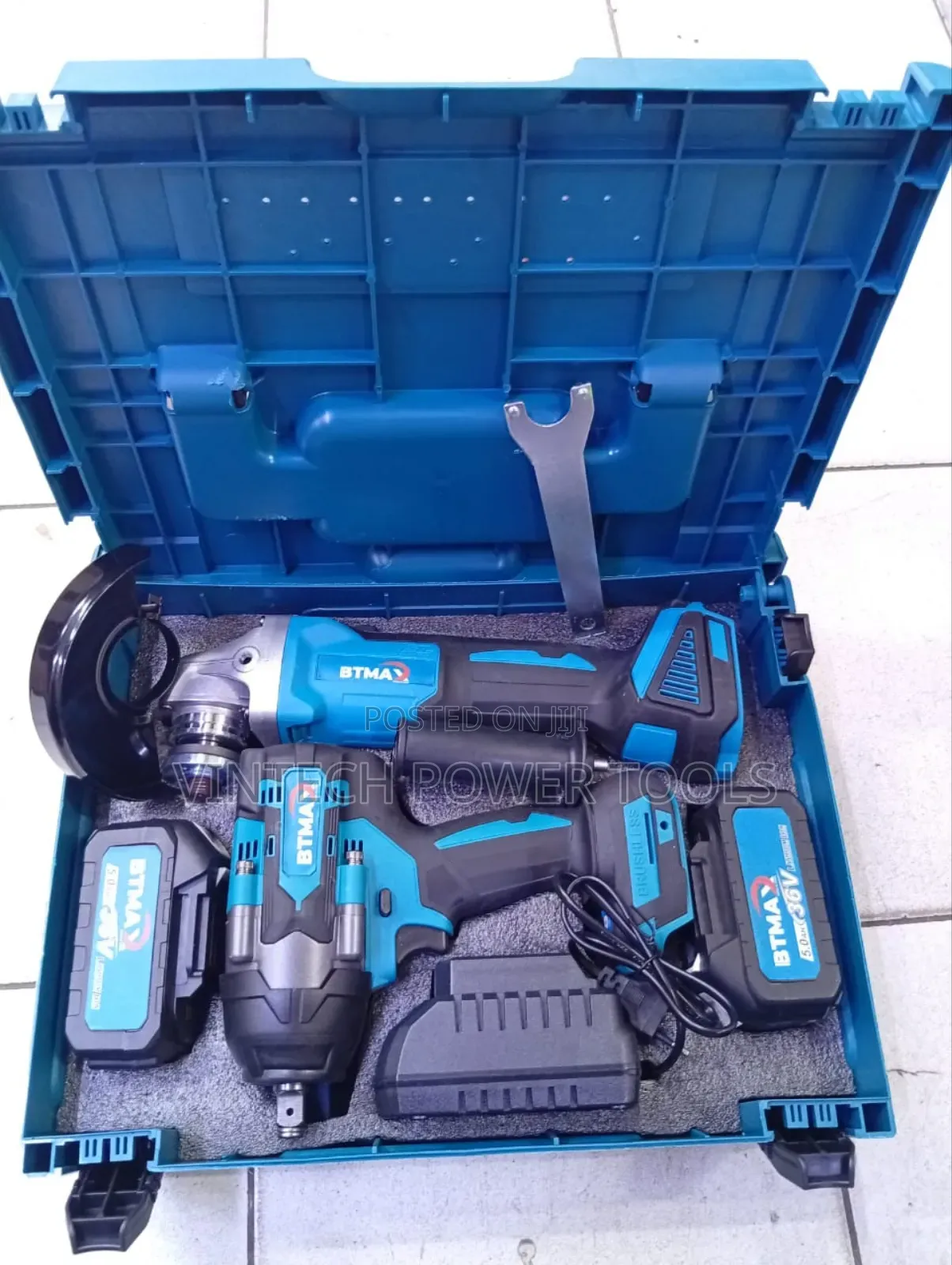 Brushless Cordless Combo, Grinder and Impact Wrench