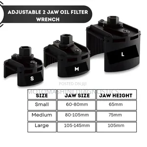 Two Way 2 Jaw Adjustable Oil Filter Wrench