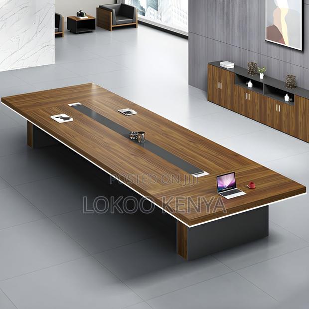 Office Table; 3 M Brown Advanced Premium Executive Boardroom Table - thumbnail 5
