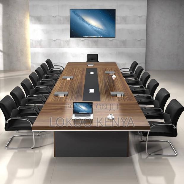 Office Table; 3 M Brown Advanced Premium Executive Boardroom Table - thumbnail 6