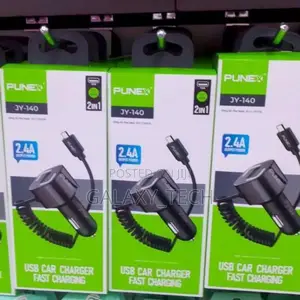 Punex Car Chargers Jy 140 (Micro/Type C Usb Port)