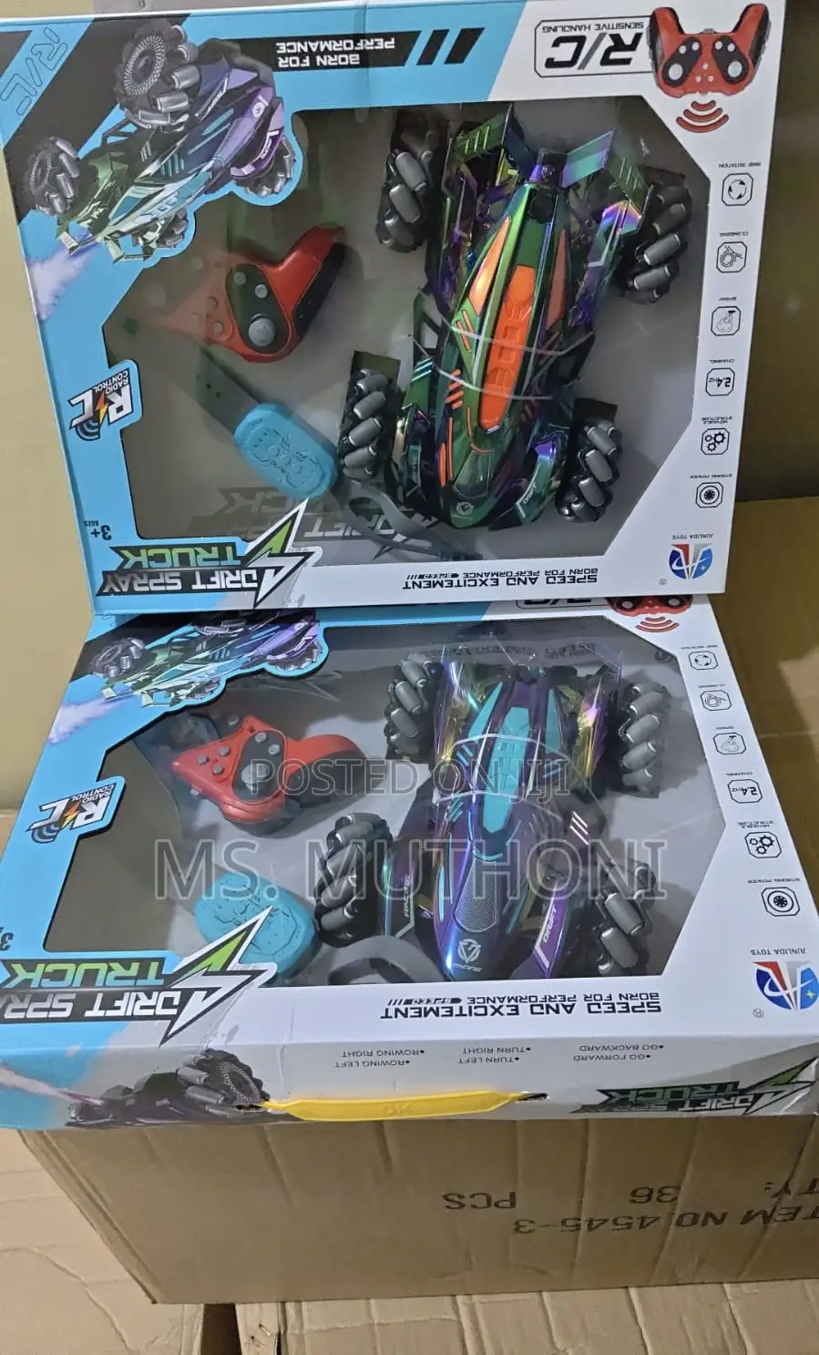 Drift Spray Truck" Remote-Control (Rc) Car Toy