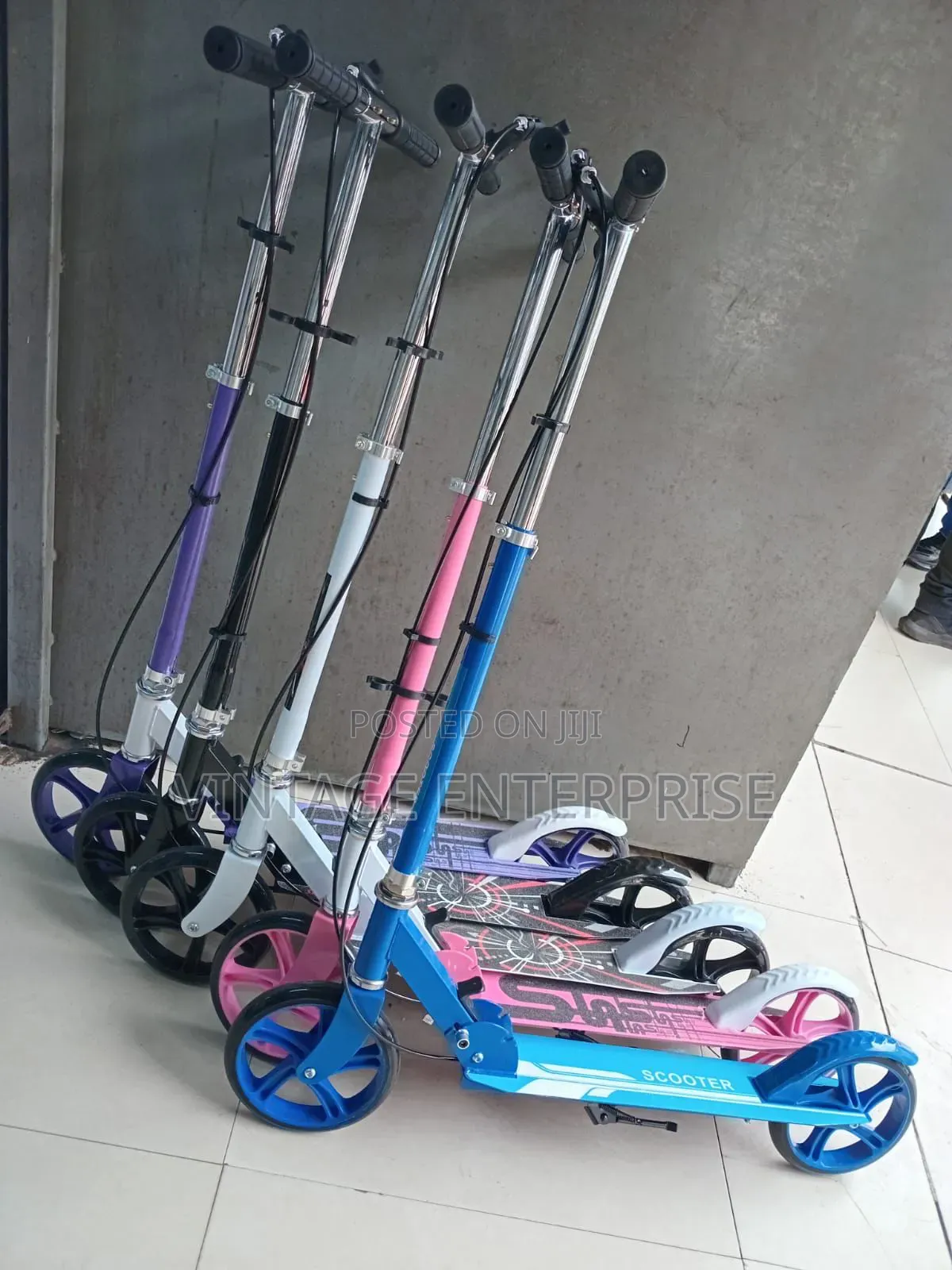 Foldable Metallic Scooter