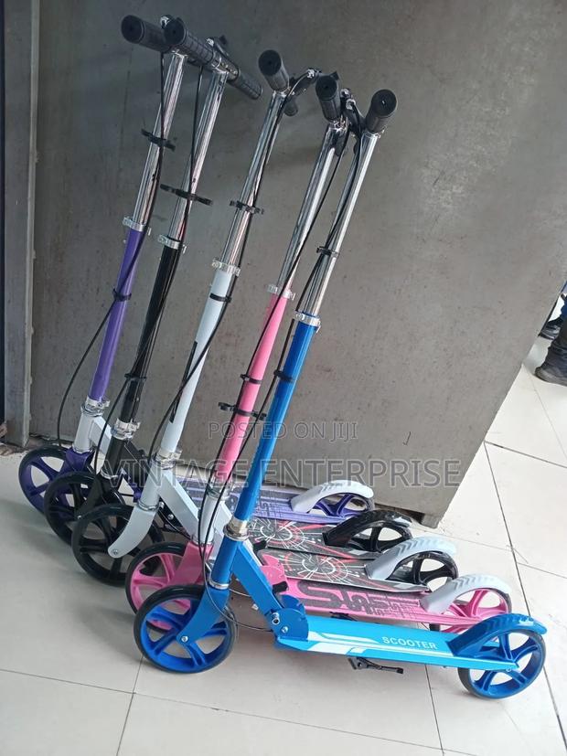 Foldable Metallic Scooter - main view