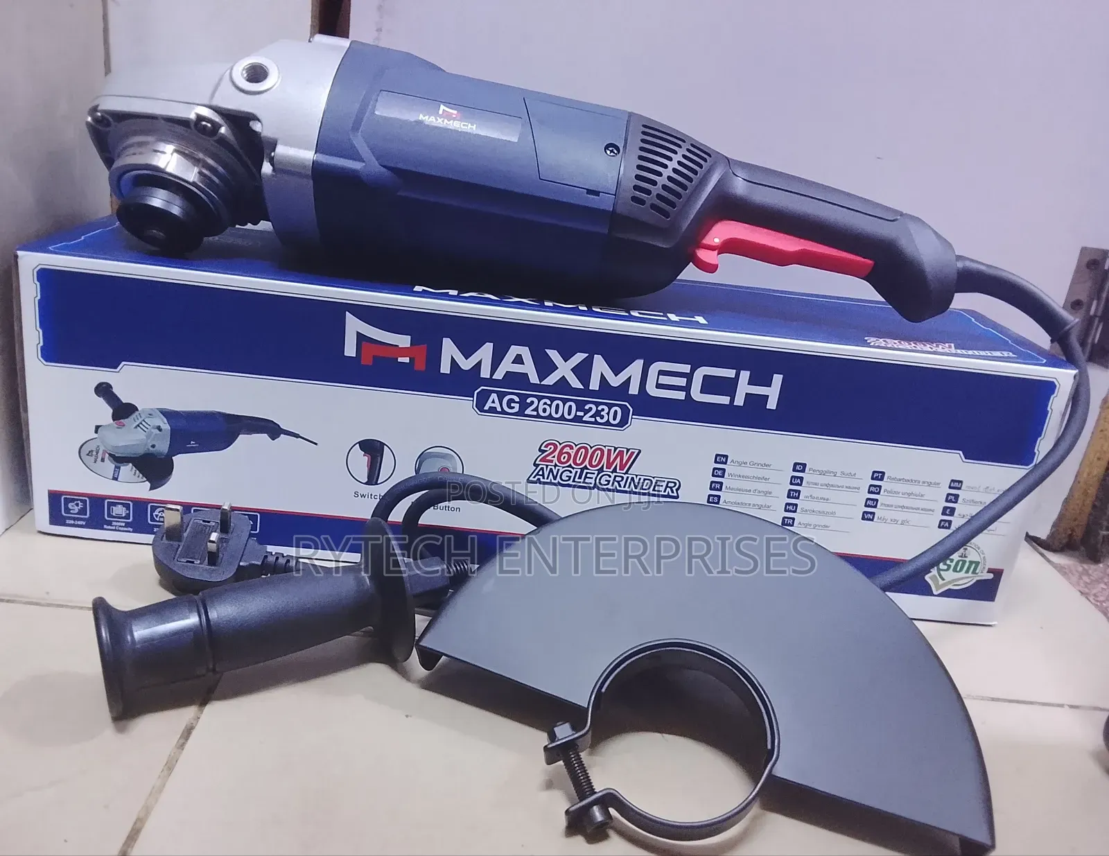 Maxmech 2600w Electric Angle Grinder