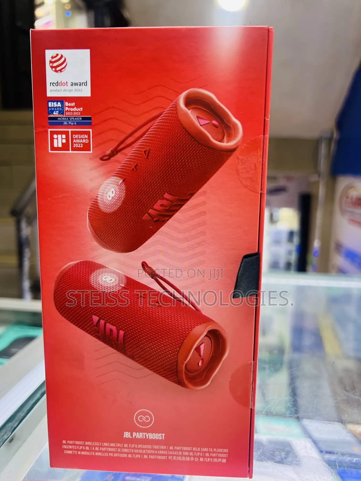 JBL Flip 6 Wireless Speakers.