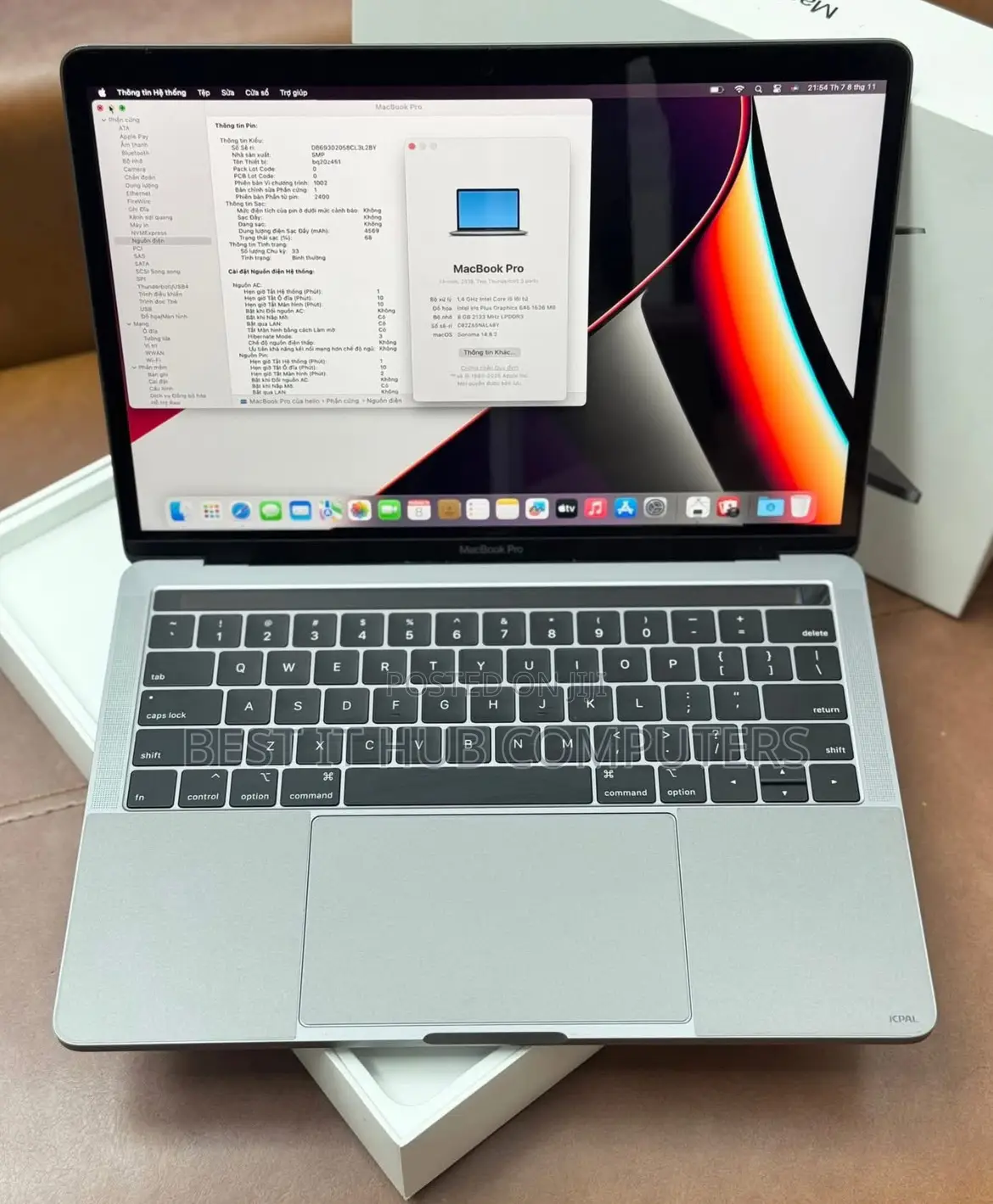 Laptop Apple MacBook Pro 2019 16GB Intel Core i7 SSD 512GB