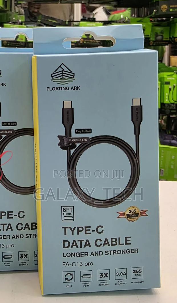 Floating Ark*Type C to Type C 1.8m* Data Cable Fa-C13 Pro - thumbnail 2