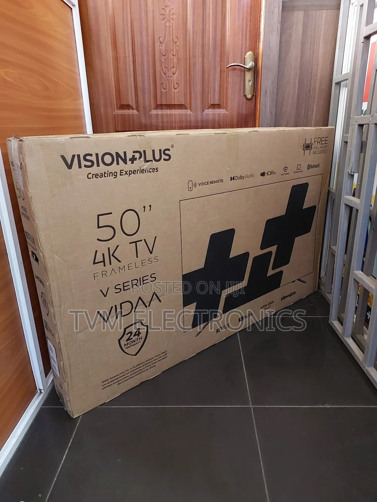 Vision Plus 50′′ Vp8850kv Frameless V+ Os Smart Tv