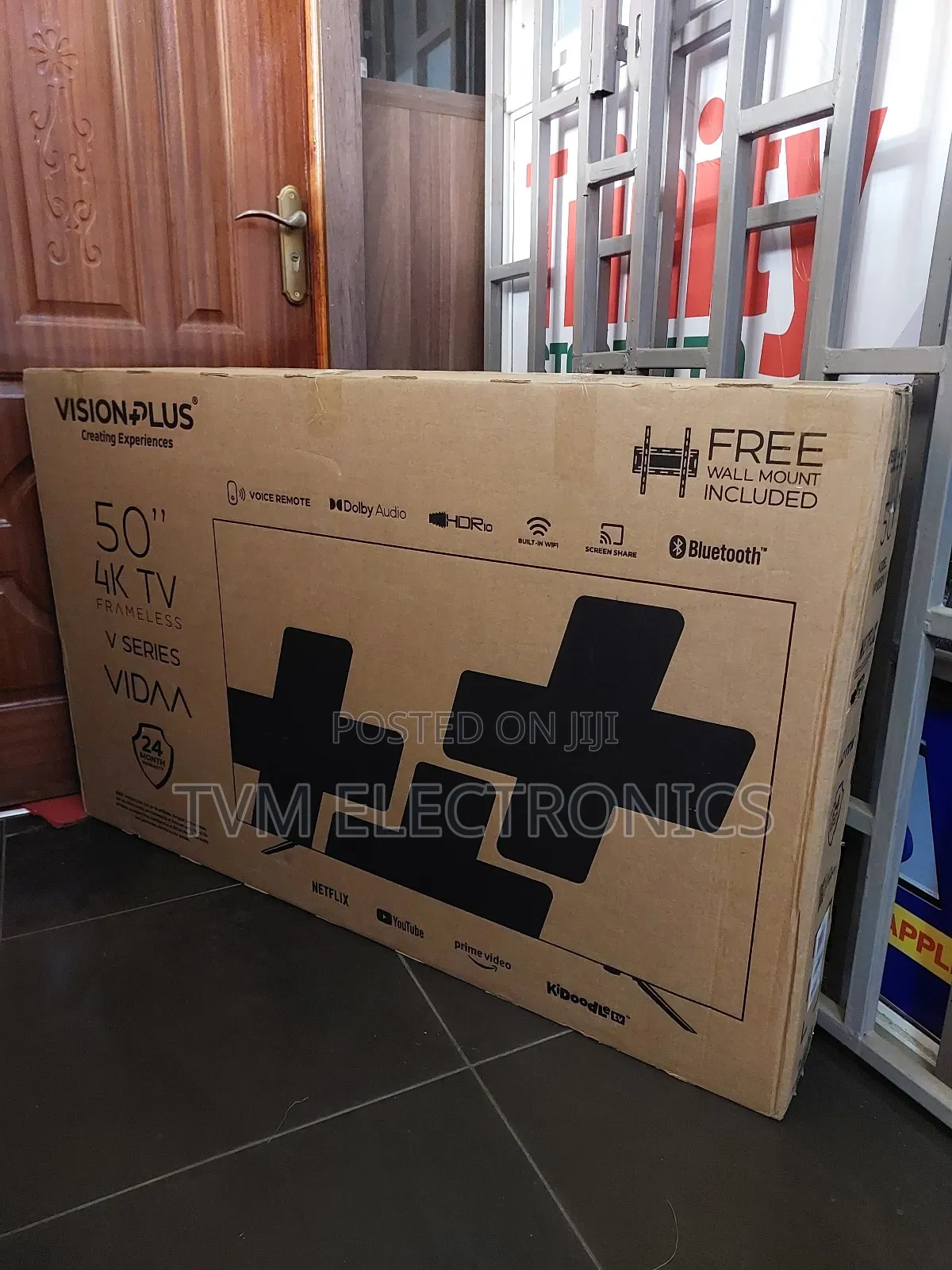 Vision Plus 50′′ Vp8850kv Frameless V+ Os Smart Tv